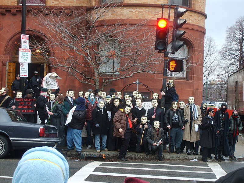 800px-Guy_Fawkes_protesters_outside_Church_of_Scientology_-_Scientology_Boston.JPG